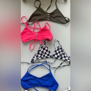Jolyn Bikini Tops - 4 Total - all size small